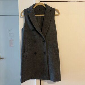 J. McLaughlin Gray Nova Vest Dress, Size XS